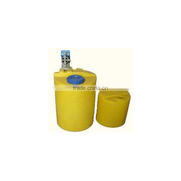 Roto molded chemical dosing tank aluminum mould