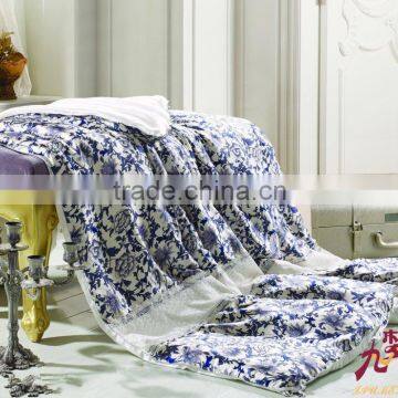 Soft cotton printed fabric 100% Silk Quilt For Home Textile