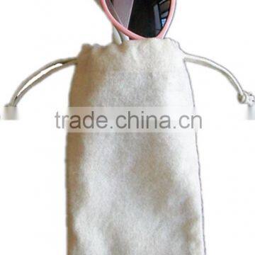 Protective 18x9.5cm drawstring pouch bag for sunglasses