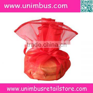 wedding favor organza circles