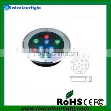 High Quality Waterproof RGB led inground lights in concrete/IP68