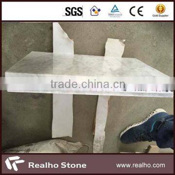 Carrara White Marble Stone Bench photo-3