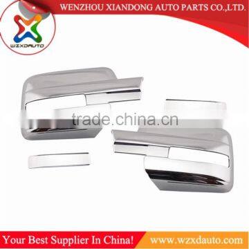 CHROME DOOR WING MIRROR TRIM COVERS FULL MIRROR COVER WITH TURN SIGNAL-P FOR F150 F 150 2009-2012