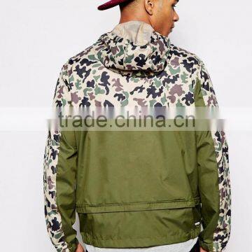 Daijun Oem 100%polyester Autumn Green Colour With Zipper Custom Long Sleeve Camo Jacket photo-2