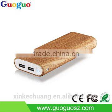 Grade A High Quality universal Portable wooden Power Bank