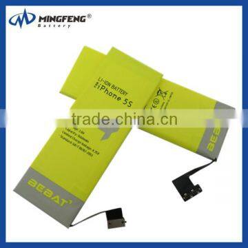 100% new mobile phone batteries replacement battery for iphone 5s