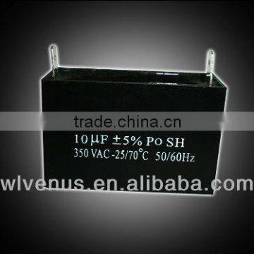 black plastic case square type2uf 14uf capacitor 450vac