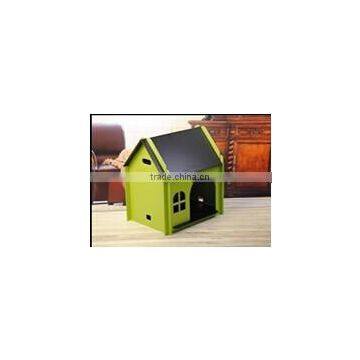 QQFactory wooden cat house & wooden cat cage