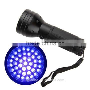 2016 new 51 LED UV Flashlight 395nm Ultra Violet Camping Lamp Light