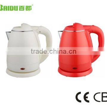 Small Hotel Supplies Mini Stainless Steel Tea Water Electric Kettle Plastic Housing Anti Scald Safe to use