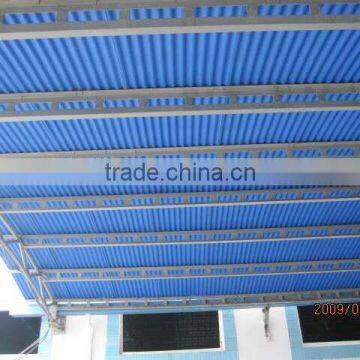 synthetic resin roof or wall tiles