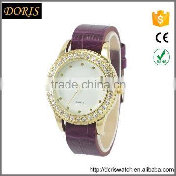 Doris Watch new models chargeable genuine leather band ladies wrists watches