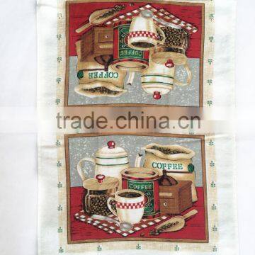 100% cotton kitchen textiles print tea towel with top luxury quality with dobby border alibaba china supplier wholesale ailbaba