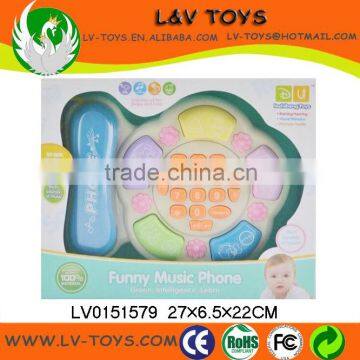 LV0151575 B/O Spanish English Baby White Organ With IC Light Music Sound