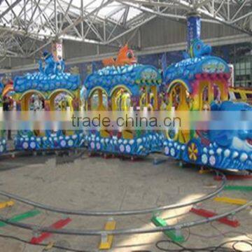 2015 New! Amusement Park Electric Track Ocean Train Rides,amusement Park Rides Track Train photo-2