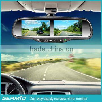 Multipul screen display rear view mirror monitor especially for trucks