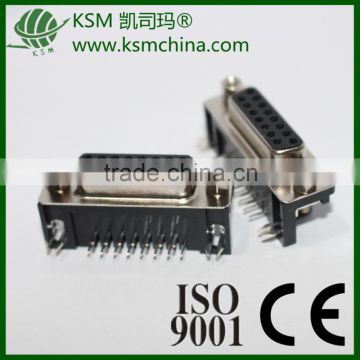 D-SUB connector male for board dr 15 pin