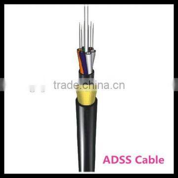 China OEM factory 1core to 288core outdoor adss fiber optical cable