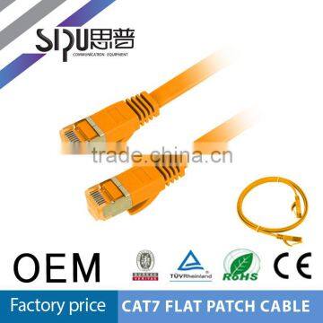 SIPU high speeed flat 1.5m 3m cat6 patch cord pass fluke test best price cat 6 patch utp cable wholesale utp cat6a patch cable