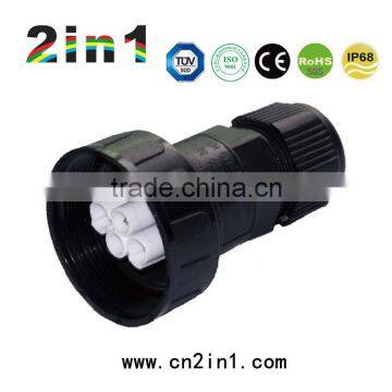 4 Pin Automotive Electrical Wire Connector,686A Series, IP68 Waterproof Rating, Electric Screw Connectors photo-2