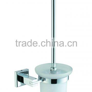 chrome plating brass material square toilet brush holder 08/5508