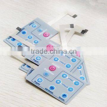 High quality tactile membrane switch membrane keypads