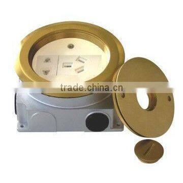 screw type floor socket in round AL-130L(019)