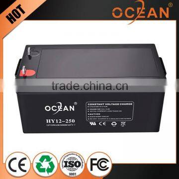 250ah most popular 12V imported best solar power storage battery