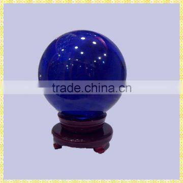 New Arrival Blue Solid Glass Crystal Ball For Wedding Souvenirs