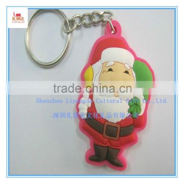 3D promotion custom silicone keychain / Soft pvc keychain /Rubber key chain