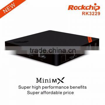 2016 New Mini MX RK3229 MXV+ RK3229 Android 4.4 tv Box Quad-Core 64bit HDMI2.0 Rockchip RK3229 4k Ott