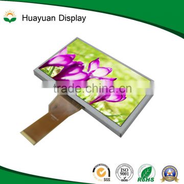 7 inch 800*480 4 wire resistive touch screen 7 inch small vga lcd monitor