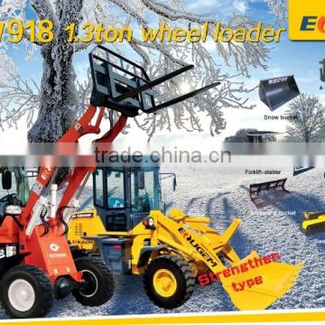 1.3Ton mini articulated loader CE EURO III