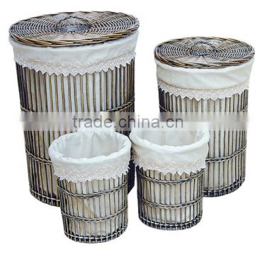 willow Laundry basket set of 4 with liner