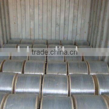 Galvanized drum wire 1.25mm;hot dipped galvanized wire