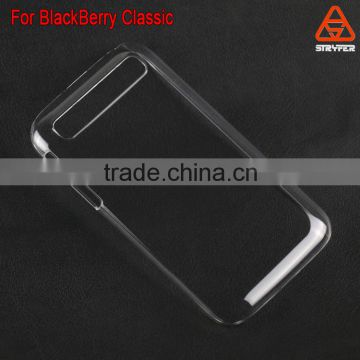 Cell phone plastic hard back cover for BlackBerry Classic, for BlackBerry Q20 simple PC case