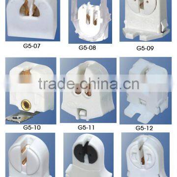 UL-Listed Non-Shunted G5 Base Tube Light Holder for T5 Tube Light Socket Tombstones photo-2