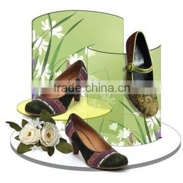 shoe stand multifunctional stylish acrylic shoe display