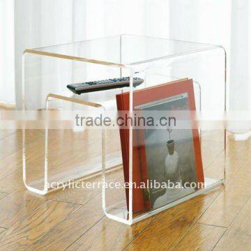 New Fashionable Frosted Perspex/Acrylic end table