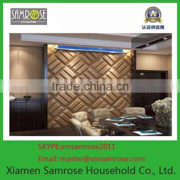 environmental Xiamen home decor fire resistant decorative 3d wall covering