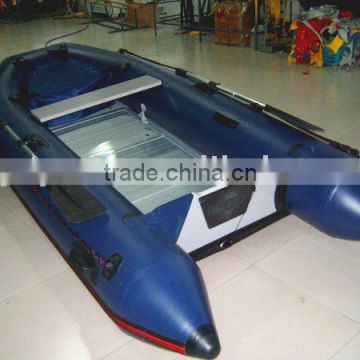 inflatable aluminum floor fishing boat