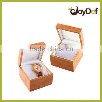 2016 Fashion Wooden Watch Box with Pillow Including Engrave Your Logo