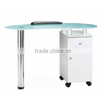 SPA nail Salon glass manicure table