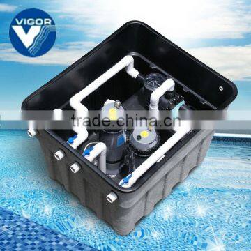 Inground Swim Pool Filter With Time Controller