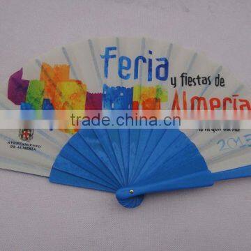 wooden with fabric fan for sale or promotion