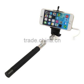 New Released Handheld Monopod 3.5mm Cable Take Pole For iOS/Android Phones--No Need Bluetooth Pairing and Battery