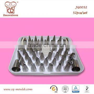 52 PCS Stainless Steel Cake Decorating Tips, Pastry Nozzles