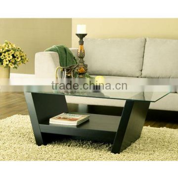 Contemporary Arched Leveled Coffee Table