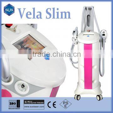 Vacuum Powerful kuma shape Velaslim RF vacuum massage roller for slimming