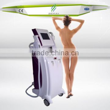 zhengjia best selling 3 in 1 multifunctional machine/ ipl rf nd yag beauty equipemnt